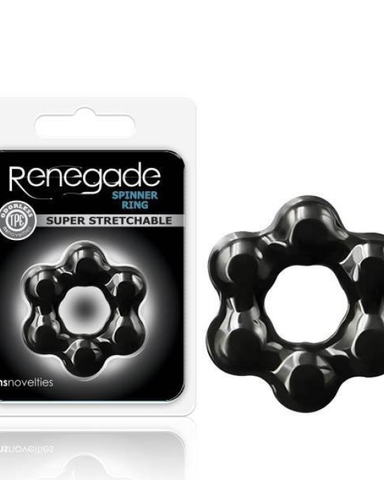 Renegade - Spinner Ring - Black Cock Ring