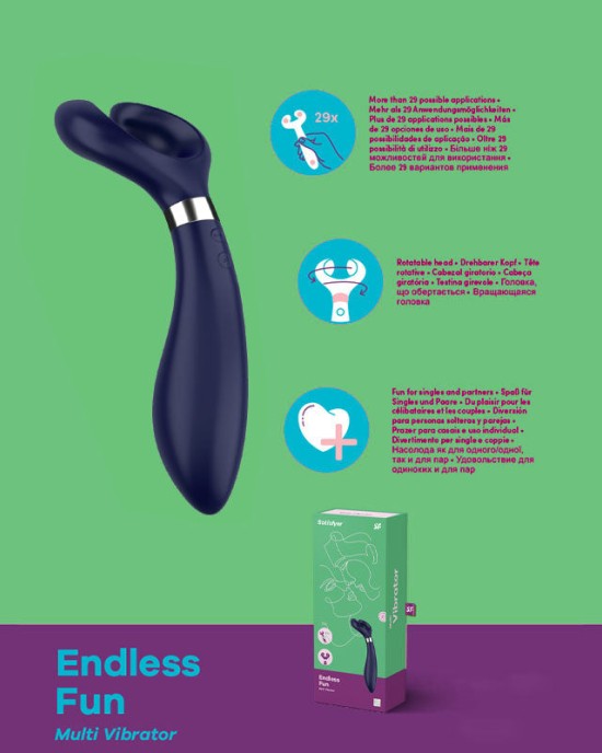 Satisfyer Multi Vibrator Endless Fun - Blue