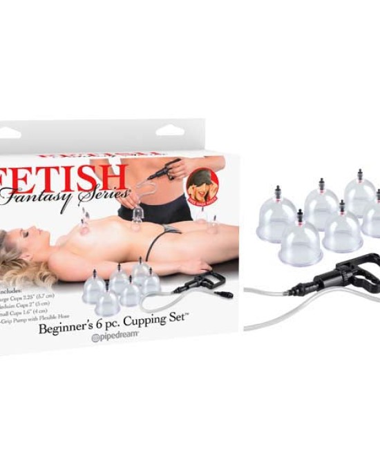 Fetish Fantasy Series Beginner's 6 Piece Cupping Set - Cupping Set