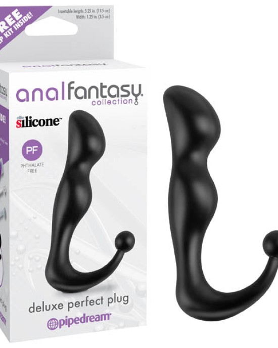 Anal Fantasy Collection Deluxe Perfect Butt Plug - Black