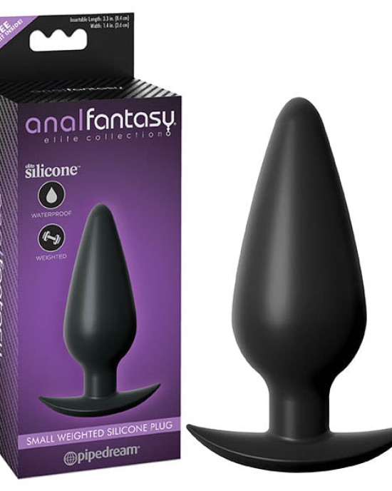 Anal Fantasy Elite Collection Small Weighted Butt Plug