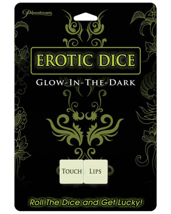 Erotic Dice - Glow in the Dark Couple's Dice Game