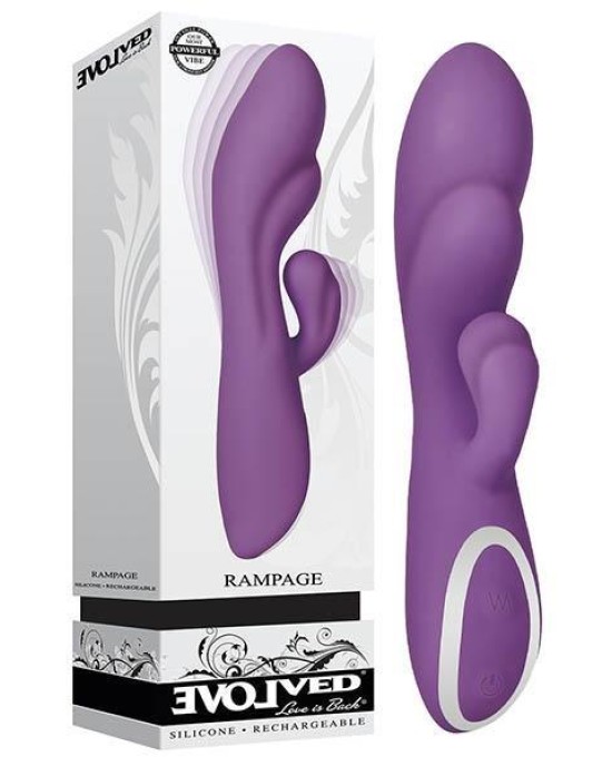 Evolved Rampage Rabbit Vibrator - Purple