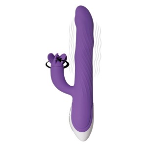 Purple Tilt O Whirl Rabbit Personal Massager