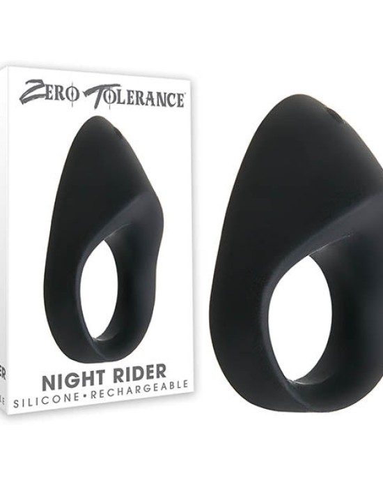 Zero Tolerance Night Rider - Black USB Rechargeable Cock Ring