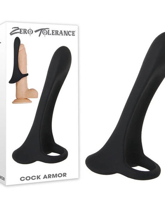 Zero Tolerance Cock Armor Vibrating Sleeve - Black