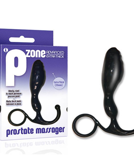 The 9's P- Zone Advanced - Black Prostate Massager