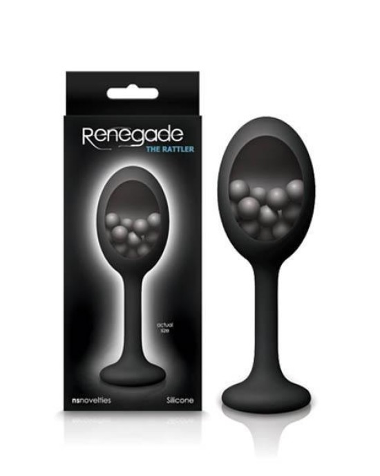 Renegade - Rattler - Black 12.7 cm Butt Plug