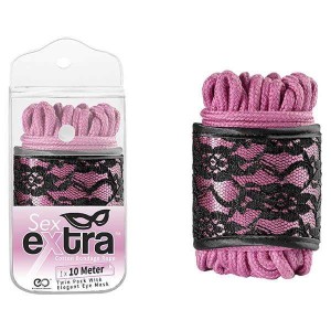 Sex Extra Cotton Rope - Pink Bondage Rope - 10 m Length