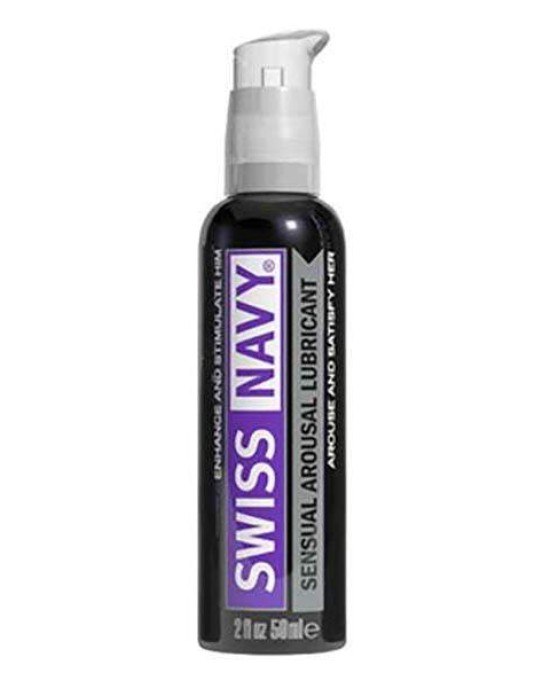 Swiss Navy Sensual Arousal Lubricant - Stimulating Lubricant for Couples - 60 ml Bottle