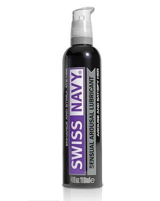 Swiss Navy Sensual Arousal Lubricant - Stimulating Lubricant for Couples - 120 ml Bottle