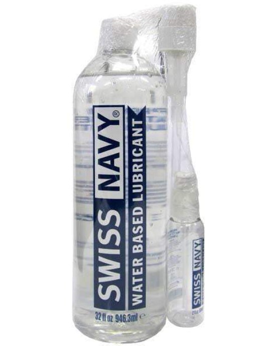 Swiss Navy - Premium Water Based Lubricant - 32 oz Bottle