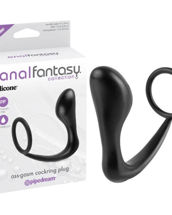 Anal Fantasy Collection Ass-gasm Prostate Massager with Cock Ring