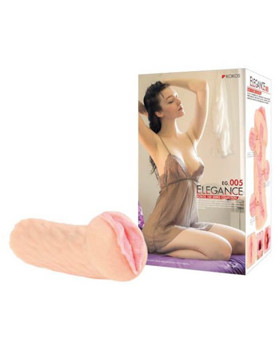 Kokos Elegance 005 - Flesh Dual Layer Vagina Stroker