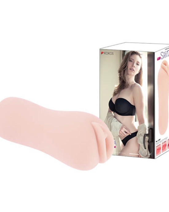 Kokos Mini Sanda - Flesh Dual Layer Mini Vagina Stroker