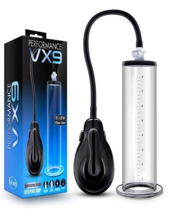 Performance VX9 Auto Penis Pump - Clear Powered Penis Pump