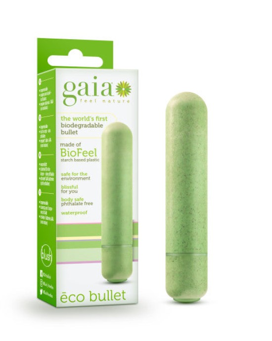 Gaia Eco Bullet - Green 3.5 Inch Bullet