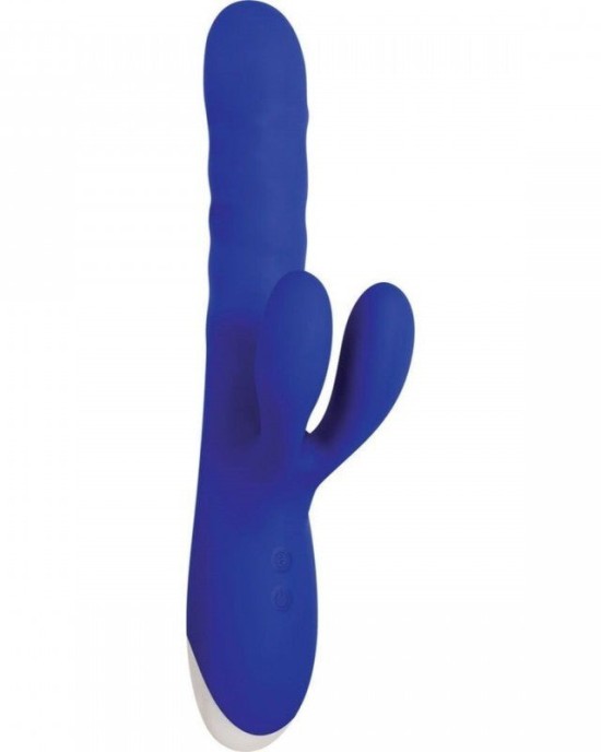 Evolved Grand Slam Thrusting Rabbit Vibrator - Blue