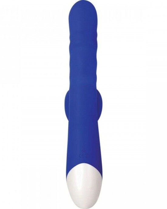 Evolved Grand Slam Thrusting Rabbit Vibrator - Blue