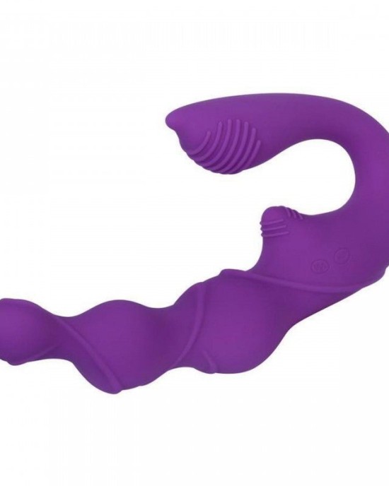 Come Together - Vibrating Strapless Strap-on - Purple