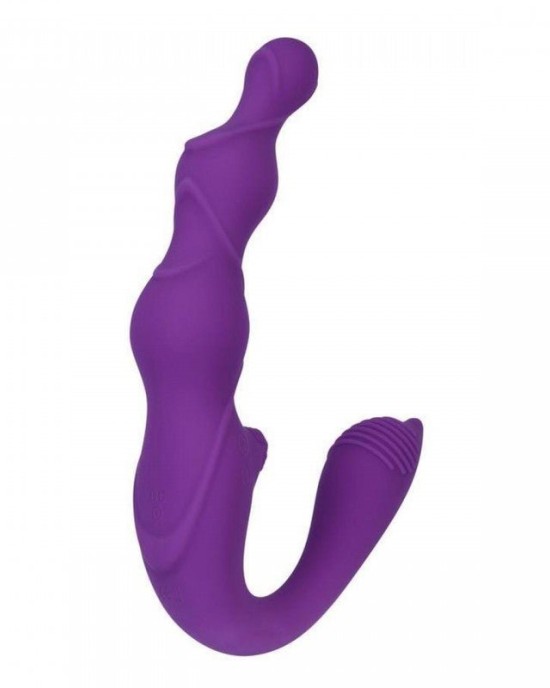 Come Together - Vibrating Strapless Strap-on - Purple