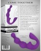 Come Together - Vibrating Strapless Strap-on - Purple