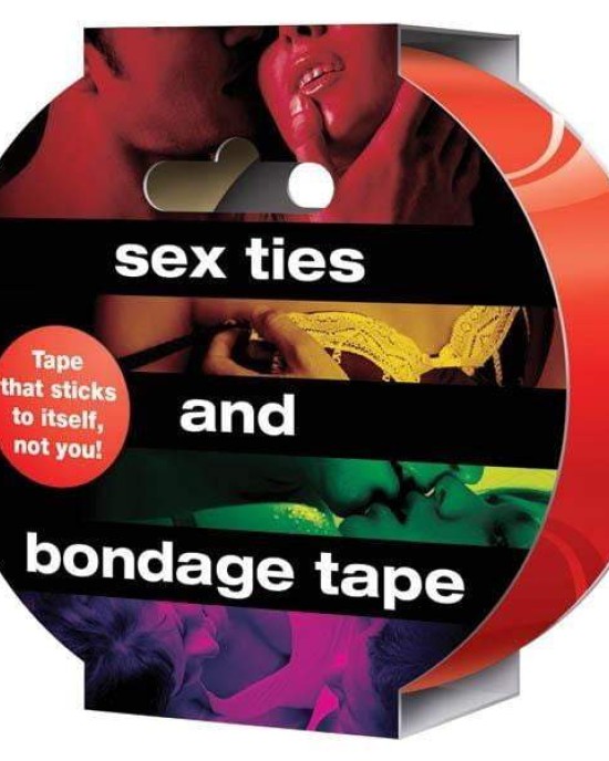 Sex Ties And Bondage Tape - Red Bondage Tape - 20 metres