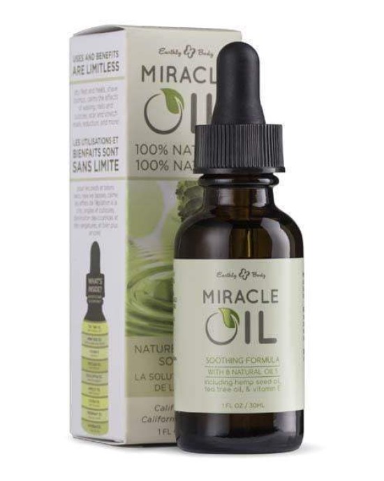 Miracle Oil  -  Skin Soothing Oil with Hemp Seed  -  30 ml Dropper Bottle