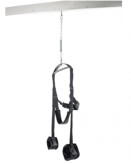 Fetish Fantasy Series Spinning Fantasy Swing - Black