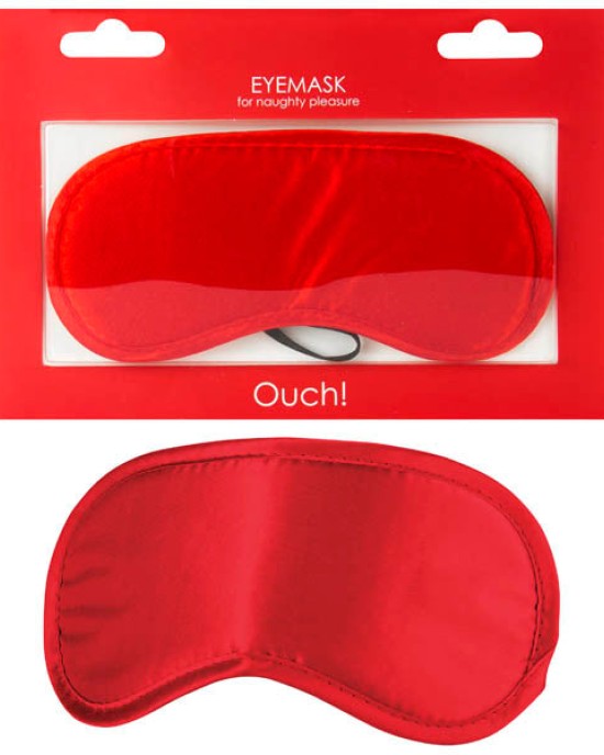 Ouch Soft Eyemask - Red