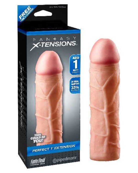 Fantasy X-tensions Perfect 1 Inch Extension - Flesh