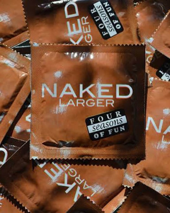 Four Seasons Naked Larger Condoms - Bulk Box of 144