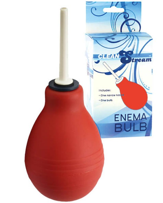 CleanStream Enema Bulb - Red Unisex Douche