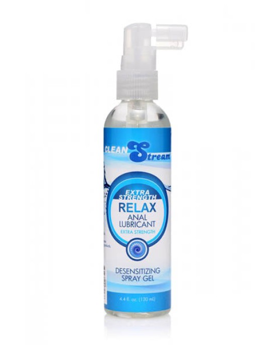 CleanStream Relax Extra Strength Anal Lubricant - Desensitising Anal Gel - 130 ml Bottle