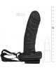 Size Matters Erection Assist - Black 6 Inch Hollow Strap-On