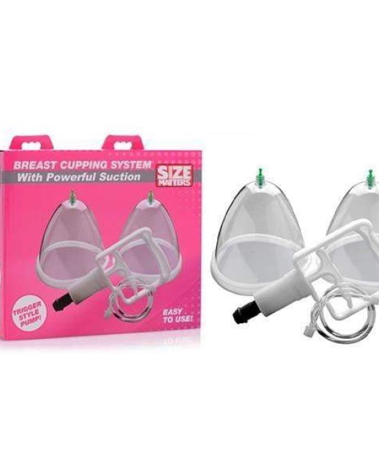 Size Matters Breast Cupping System - Clear Breast Pumps