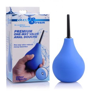 CleanStream Premium One-Way Valve Blue Anal Douche