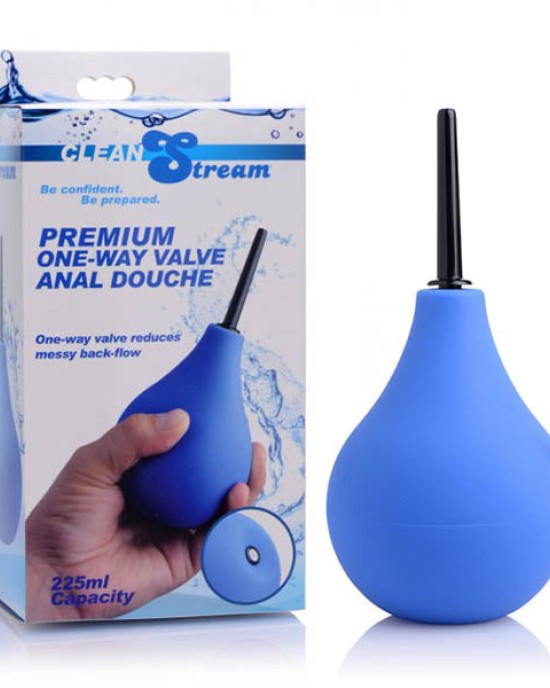 CleanStream Premium One-Way Valve Blue Anal Douche