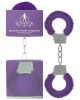 Ouch Beginner's Furry Handcuffs - Purple Fluffy Restraint