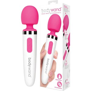 Bodywand Aqua Mini Rechargeable - Pink/White Massager Wand