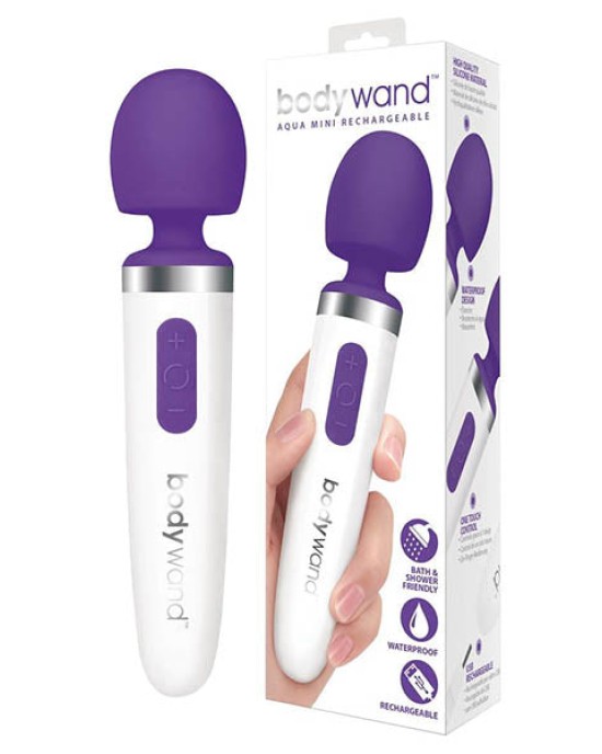 Bodywand Aqua Mini Rechargeable - Purple USB Rechargeable Massager Wand