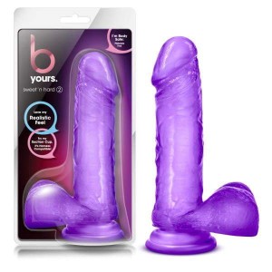 B Yours - Sweet n Hard #2 Purple 7.75 Inch Dildo