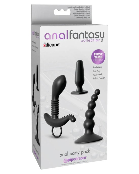 Anal Fantasy Collection Anal Party Pack - 3 Piece Anal Set