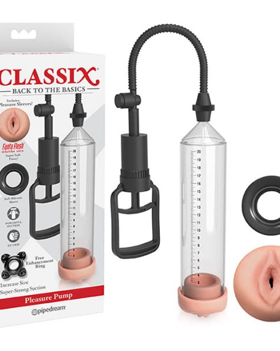 Classix Pleasure Pump - Clear Penis Pump