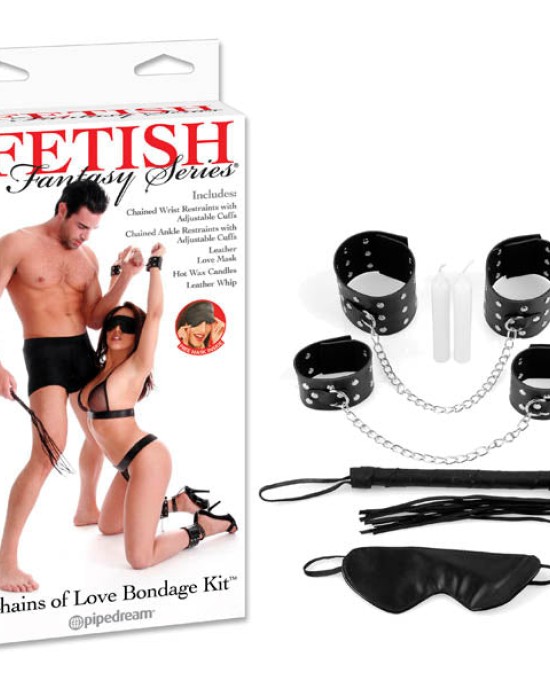 Fetish Fantasy Series Chains Of Love Bondage Kit - 5 Piece Set