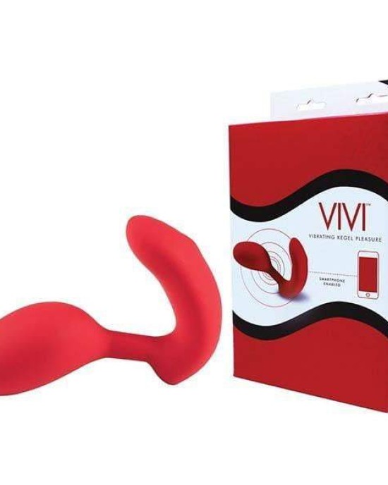 Aneros Femme - Vivi - Red Wireless Kegel Exerciser with Smartphone App