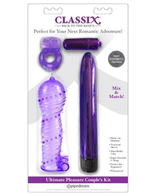 Classix Ultimate Pleasure Couples Kit - Purple