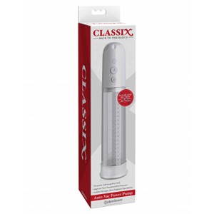 Classix Auto-Vac White Penis Power Pump