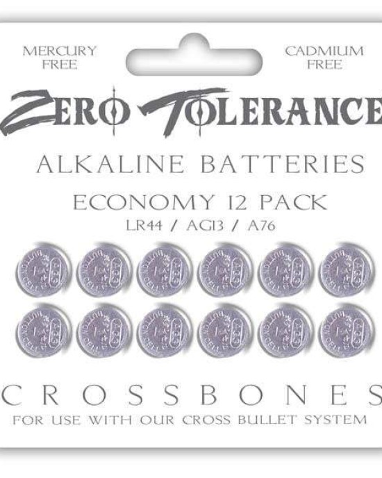 Crossbones LR44 Alkaline Batteries