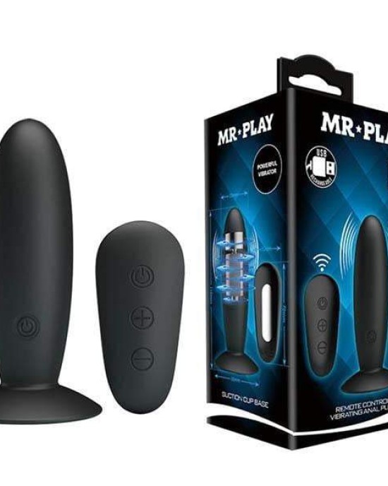 MR PLAY Remote Control Vibrating Butt Plug